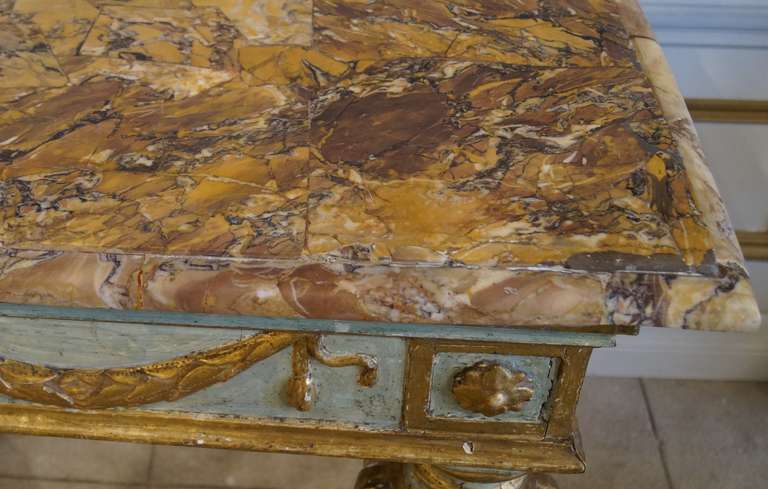 Neoclassical Italian painted console, late 18th century 1