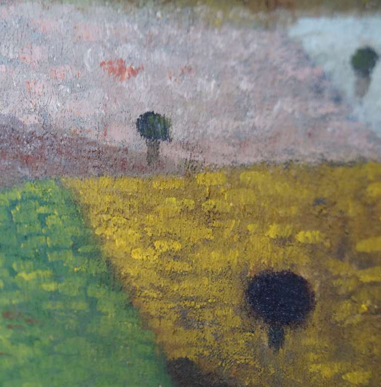 Landscape by Pilar Castaneda, Mexico, 1973 In Good Condition In Los Angeles, CA