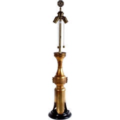 Asian Inspired Gold Gilded Table Lamp by Marbro Lamp Company