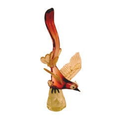 Monumental Murano Glass Bird Of Paradise