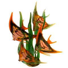 Murano Glass Fish Sculpture