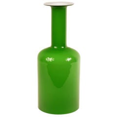 Vintage KASTRUP-HOLMEGAARD BOTTLE VASE BY OTTO BRAUER