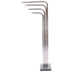 Articulated Chrome Floor Lamp by Reggiani, Italy, 1970s
