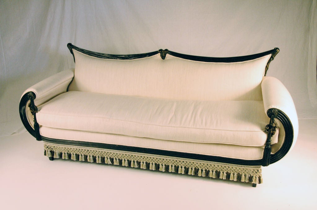 Black Lacquer Sofa
