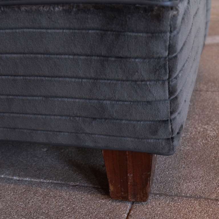 Wood Rare Pair of Eugene Schoen Custom Designed Slipper Chairs