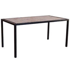 French Ceramic Tile Coffee Table French Ceramic Tile Coffee Table