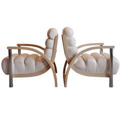 Pair of "Eclipse" Club Chairs by Jay Spectre for Century Furniture