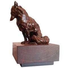 Bronze Fox in the Style of Jose Maria David