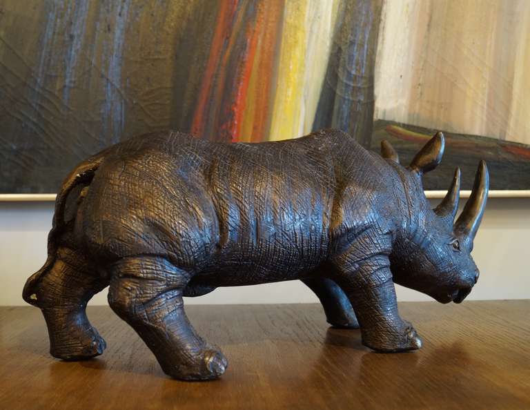 charging rhinoceros statues charging rhinoceros statues