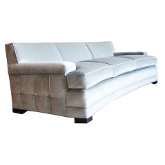 Custom 50's Inspired Curved Sofa By Denman Design
