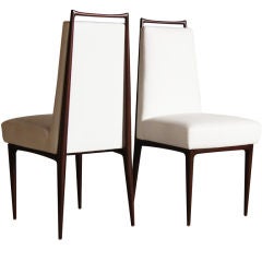 Set of 10 Mahogany Dining Chairs