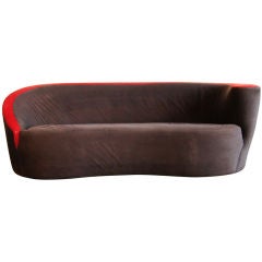 "Corkscrew" sofa by Vladimir Kagan