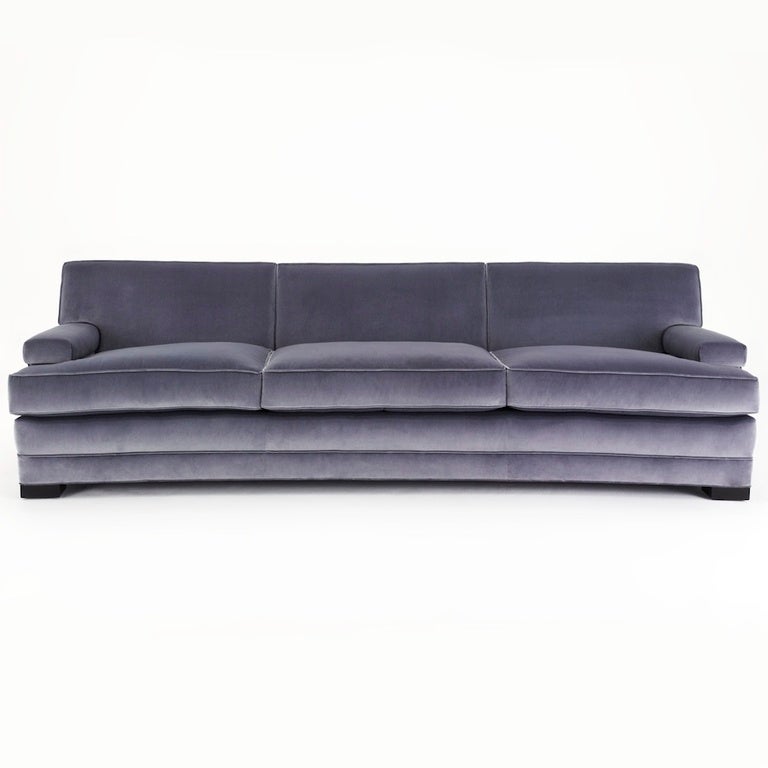 Custom 50's Inspired Curved Sofa By Denman Design 3