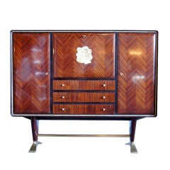 Rosewood Parquetry Bar by Paolo Buffa