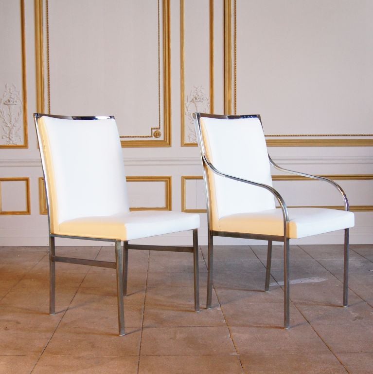 Pierre Cardin Table and Set of 6 Chairs, Signed In Good Condition In Los Angeles, CA