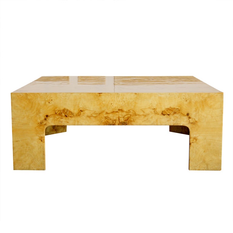 Burl Wood Coffee Table