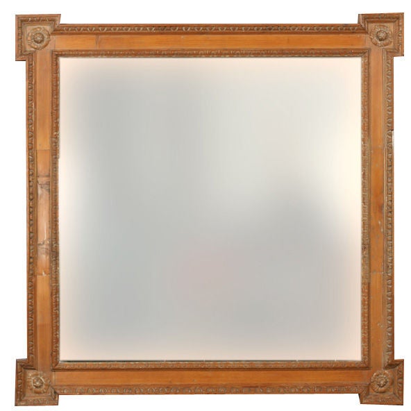 Large Georgian Pine Mirror For Sale