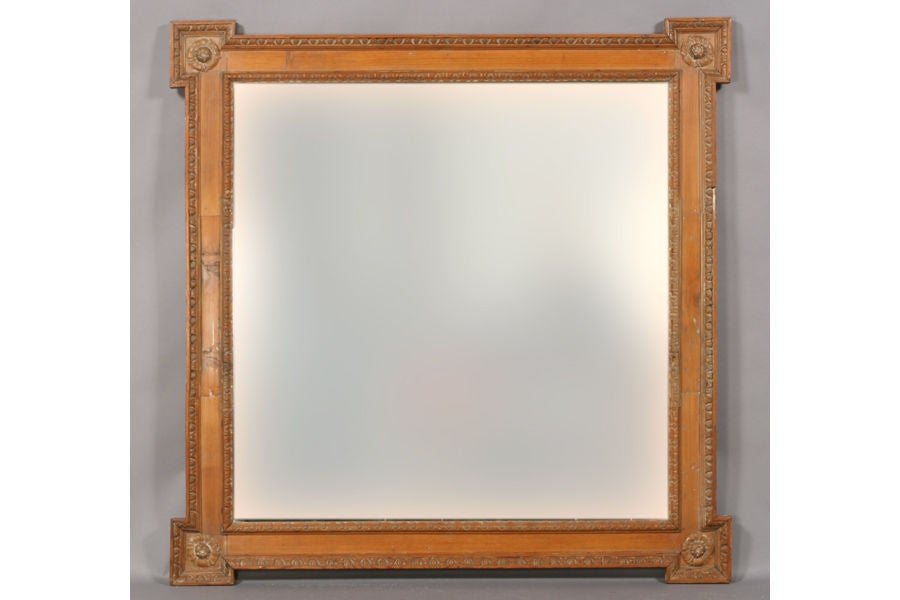 Large Georgian Pine Mirror