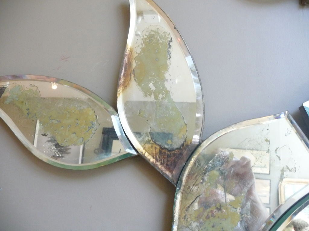 Whimsical Flower Shaped Venetian Mirror