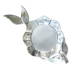 Whimsical Flower Shaped Venetian Mirror