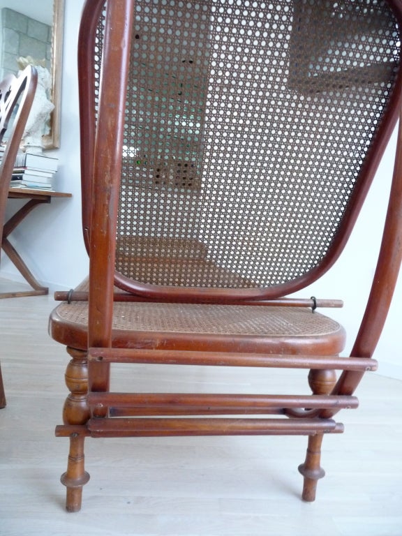 German Rare Thonet Chaise