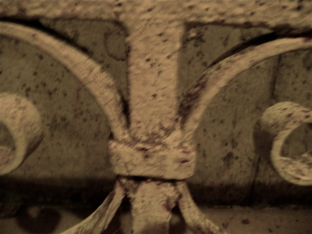 French Wrought Iron Fireplace Fender