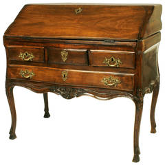 French Louis XV Fall-Front Bureau, c1750 French Louis XV Fall-Front Bureau, c1750