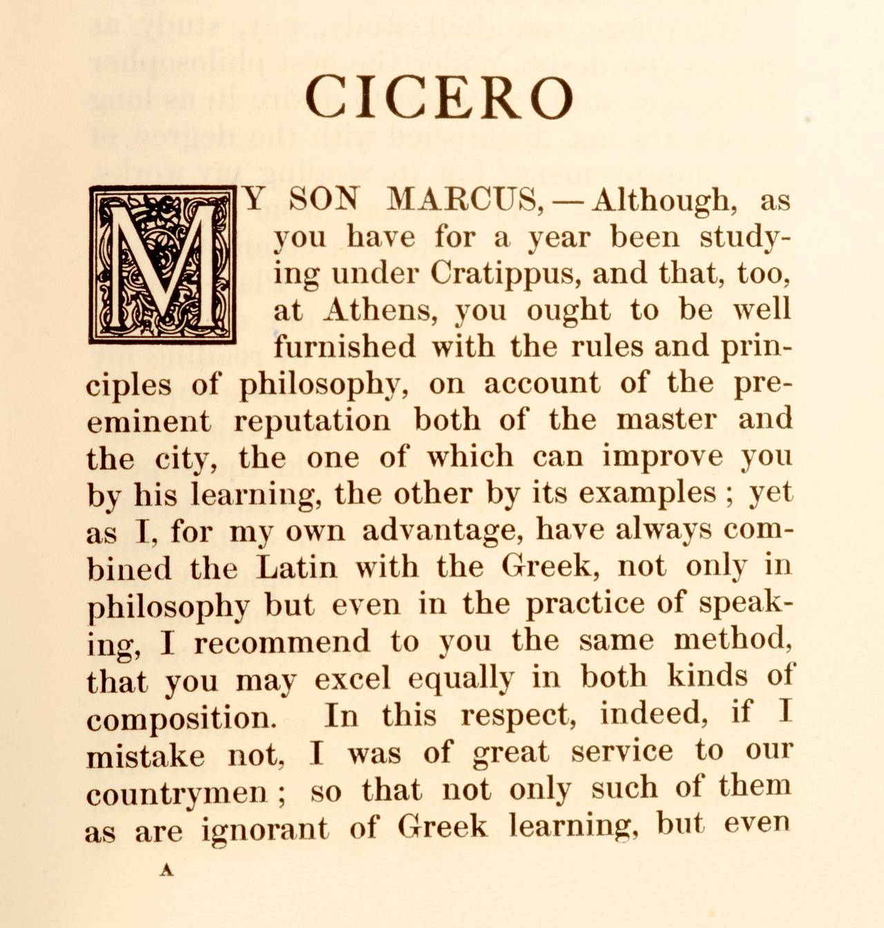 Leather Cicero: De Officiis 1st Edition
