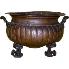 17th Century Italian Copper Wine Cooler 12