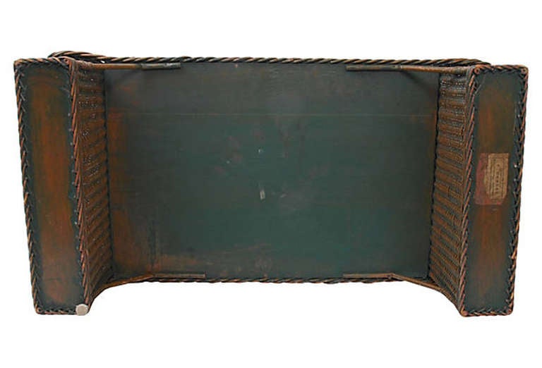 American Wicker Breakfast Tray