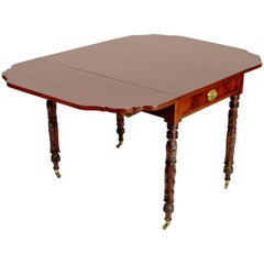 New York Mahogany Drop-Leaf Table, c1820