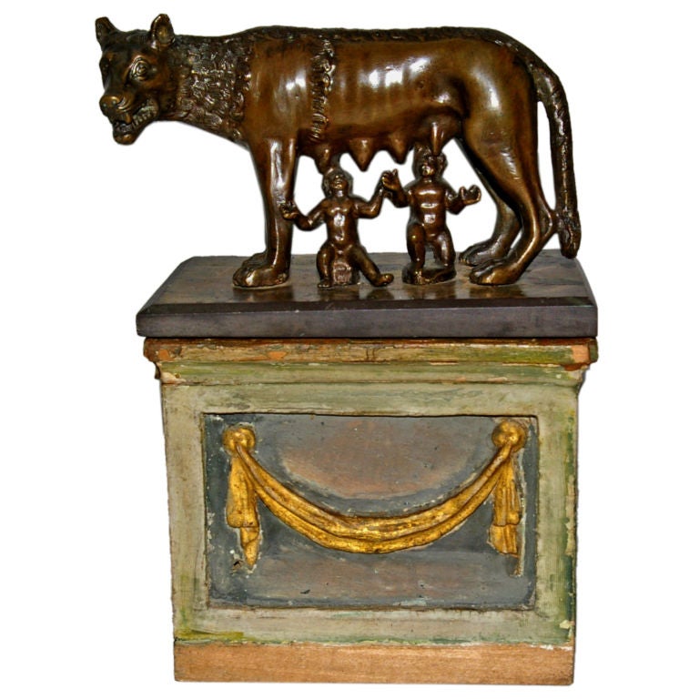 Grand Tour Souvenir of Romulus & Remus, circa 1780