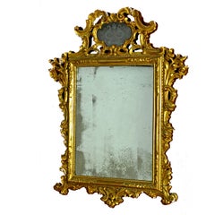 Venetian Gilt Carved Mirror, c1750