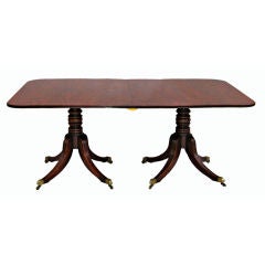 George III Double Pedestal Dining Table