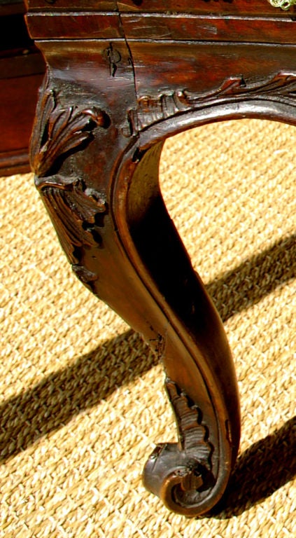 Régence Pair Regence Walnut Side Chairs, c1725