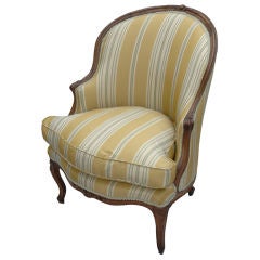 French Walnut Bergère, circa 1750 11