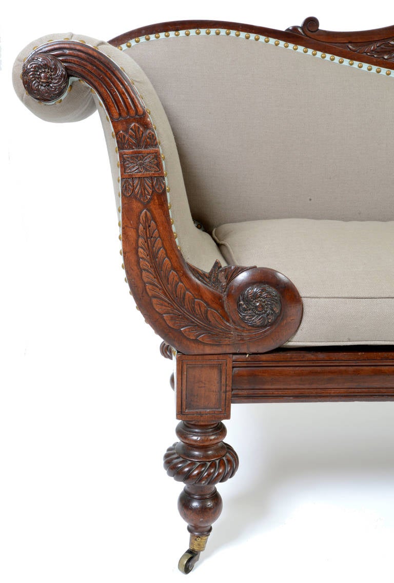 Jamaican Mahogany Sofa, circa 1830 For Sale at 1stdibs