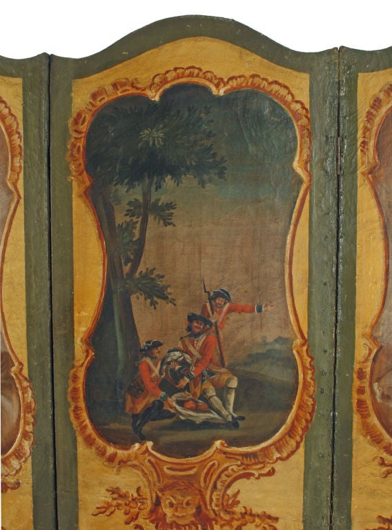 Early 19th Century French Eight-Panel Screen, circa 1800