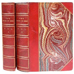 Antique Pair of Book of Gems, 1st Eds