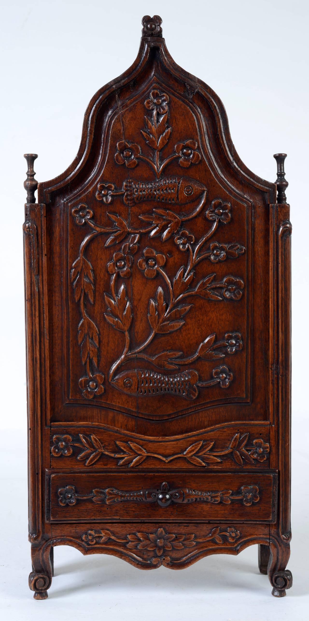 Louis XVI French Walnut Candlebox, c1780