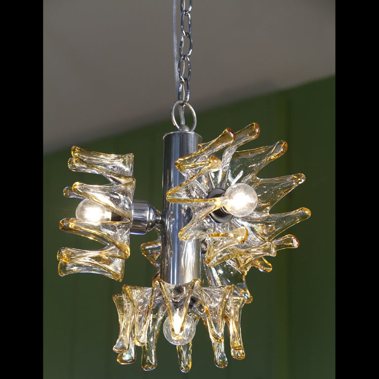 Mid-Century Italian Murano Pendant