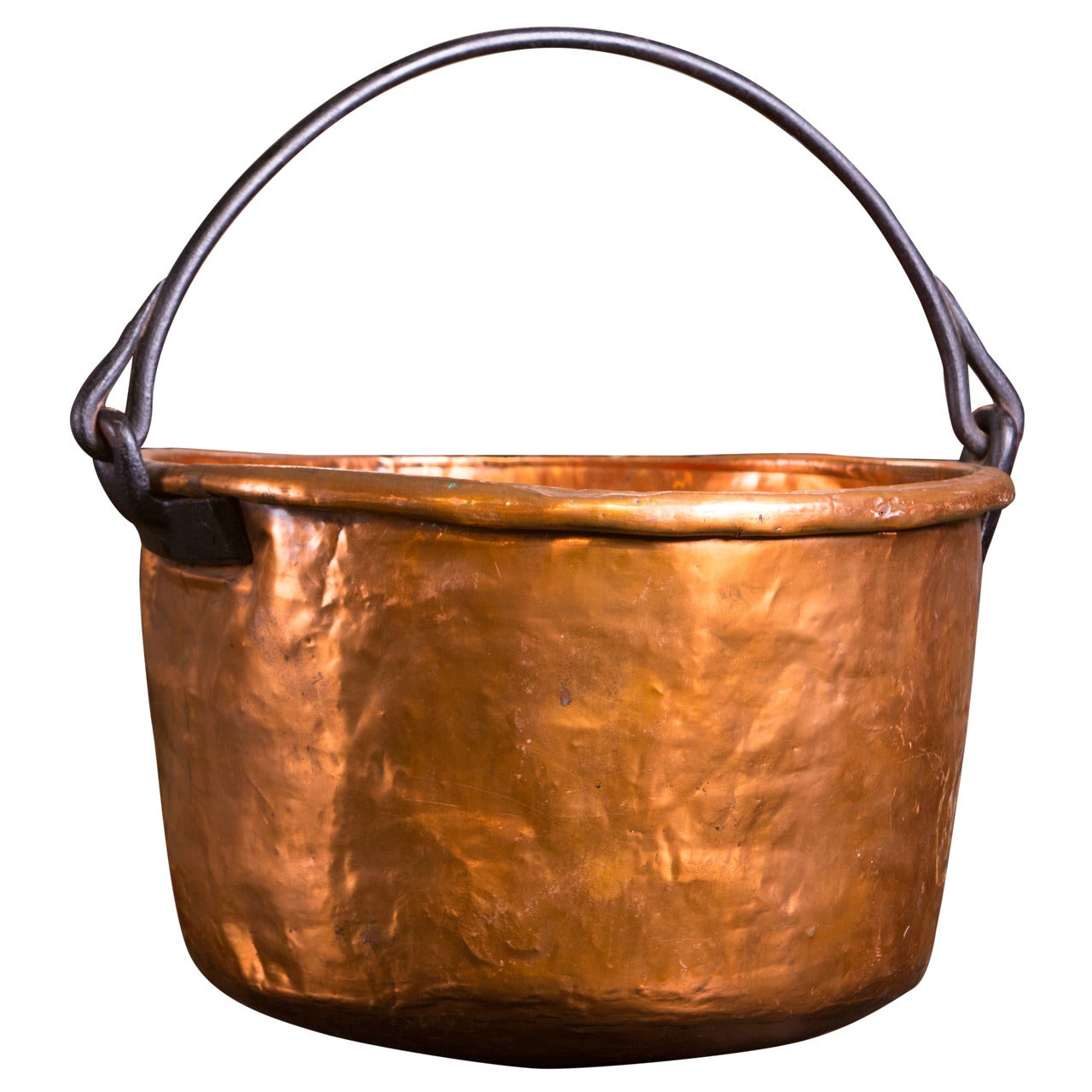 Antique American Copper Apple Butter Kettle