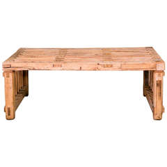 Custom Made Parson Style Coffee Table