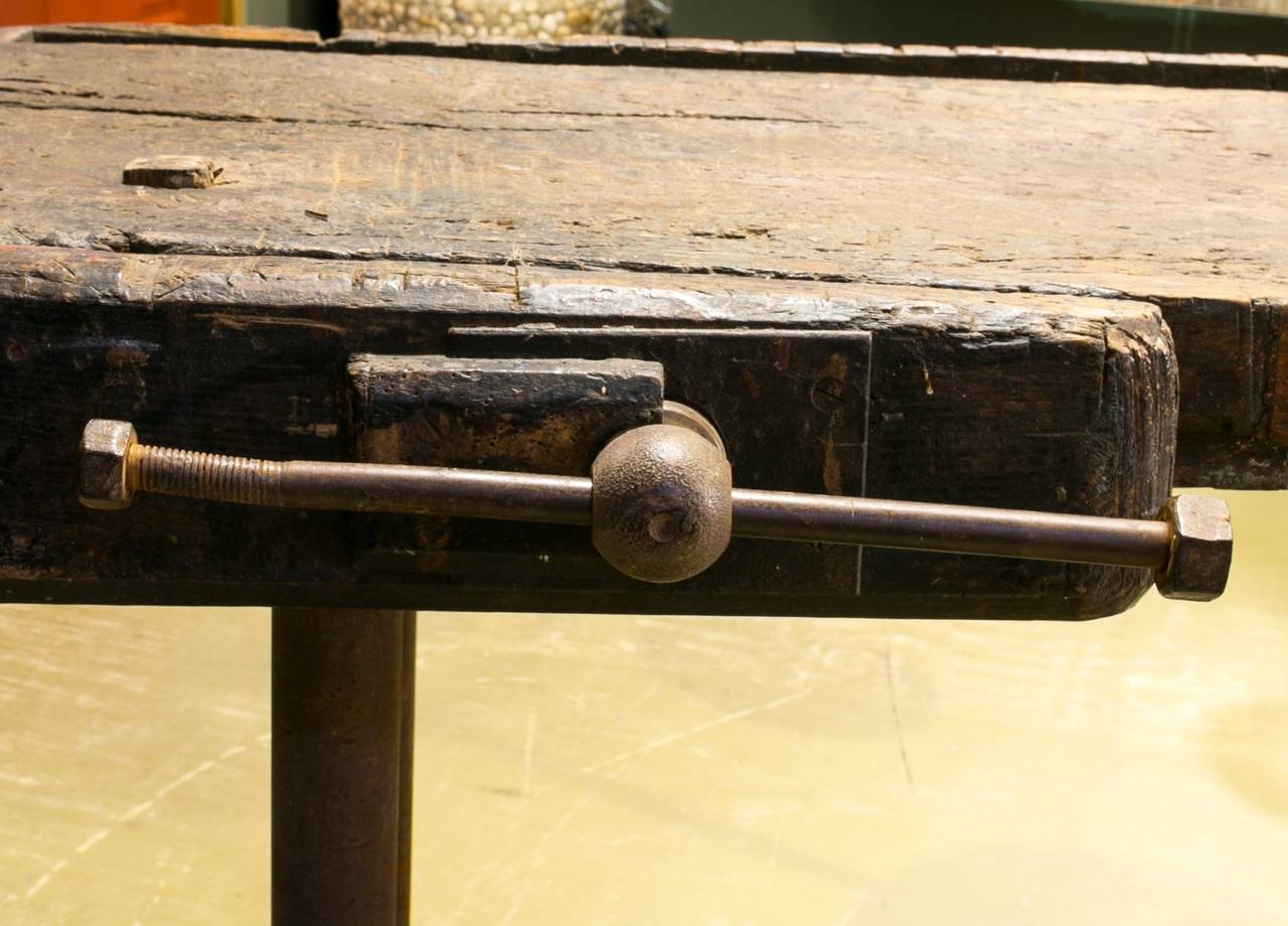 long industrial table