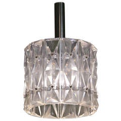 Mid-Century Modern Lucite Pendant