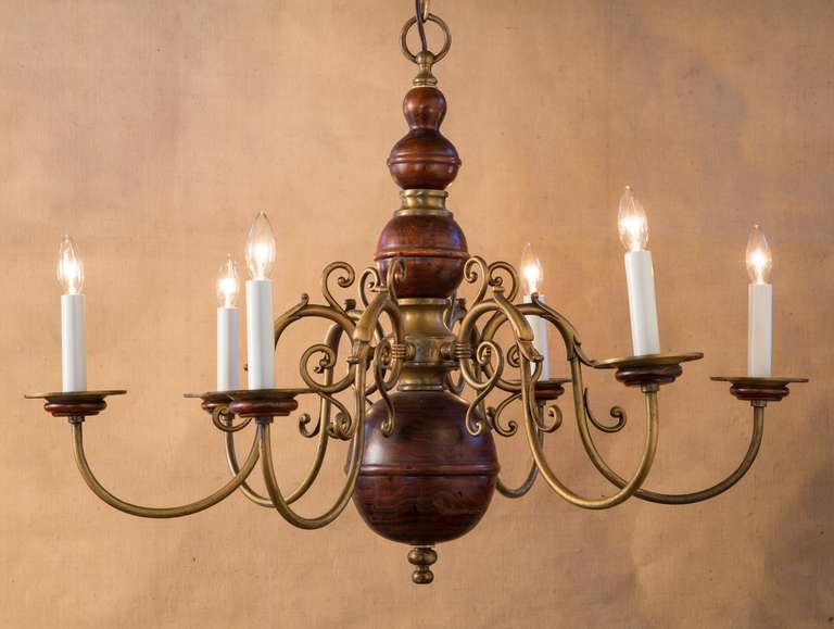 Large Dutch style brass chandelier, - LASSCO - England's prime resource for  Architectural Antiques, Salvage Curiosities
