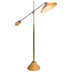 Vintage, Modern Style Rattan Floor Lamp
