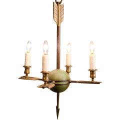 Classic French brass chandelier