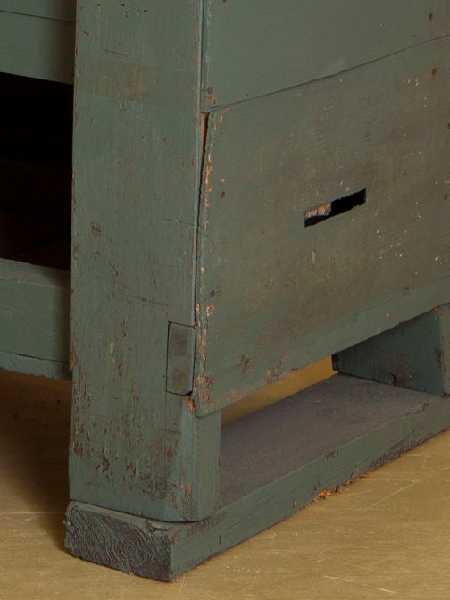 Antique store counter with original top and finish 1