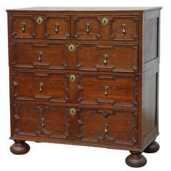 Antique English Oak Chest of Drawers